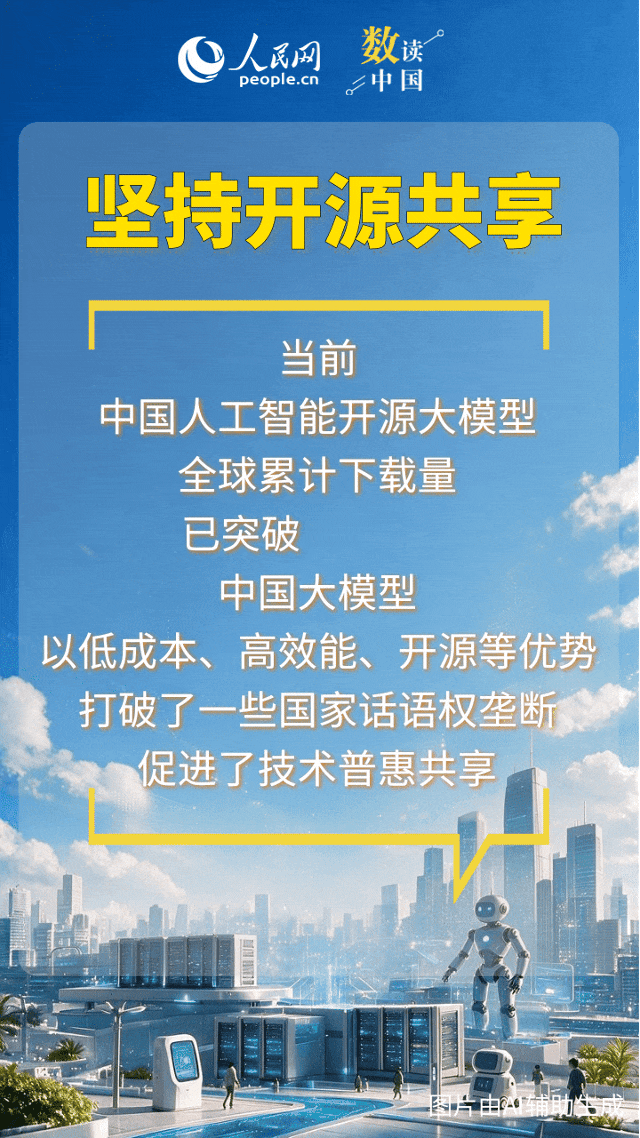 我国人工智能开源大模型全球累计“下载量破100亿次”！又一个全球第一！（图1）